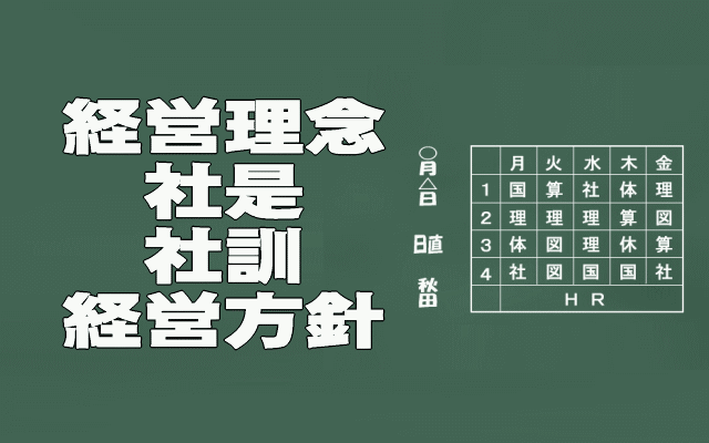 経営理念・経営方針